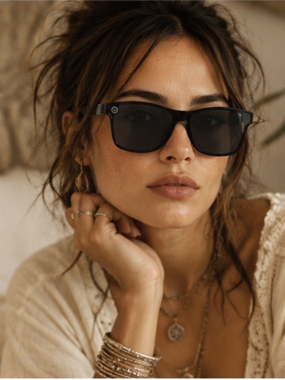 Women's Black Square Sunglasses - Timeless Everyday Style